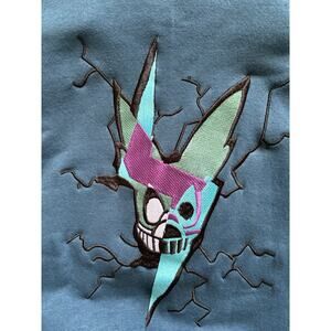 TKS Apparel Jacket Mens Medium Hero Zip Up Long Sleeves No Hood Embroidered